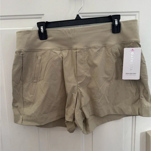 Athleta Tan Women's Athletic Shorts - Picture 6 of 6